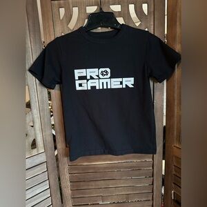 Pro Gamer Black T-Shirt- Size 7/8